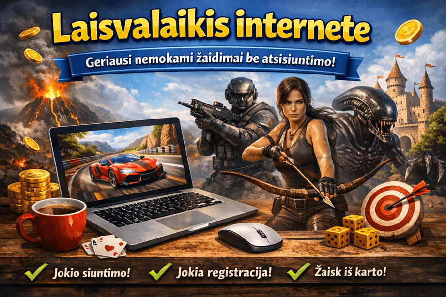Laisvalaikis internete nemokami žaidimai